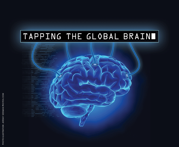 Tapping the global brain